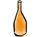 Bouteille vin orange
